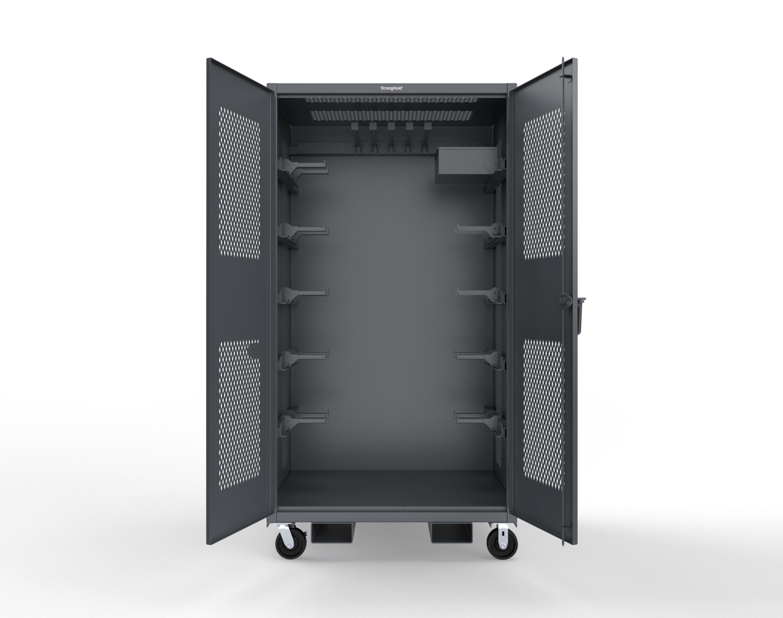Extreme Duty 12 GA Mobile Rigging Cabinet with Ventilated Doors