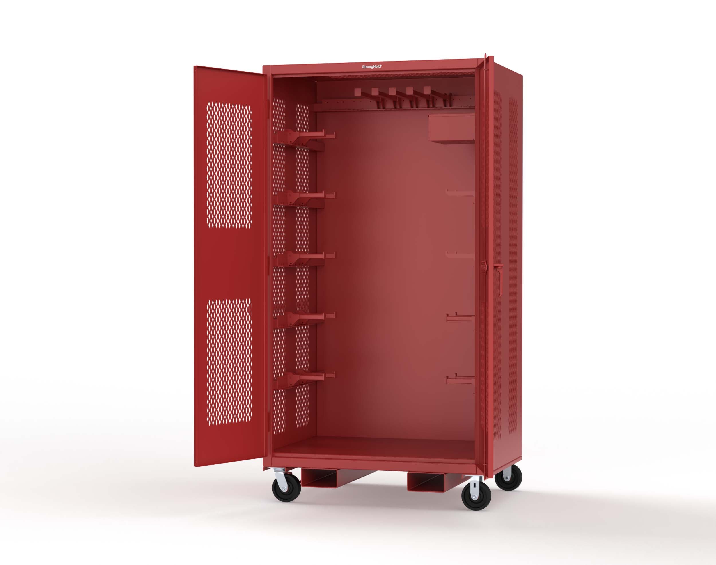 Extreme Duty 12 GA Mobile Rigging Cabinet with Ventilated Doors