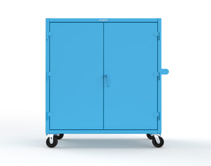 Extreme Duty 12 GA Mobile Rigging Cabinet with 7 Half-Width Drawers, 2 Shelves - 60 in. W x 24 in. D x 68 in. H - 55-242-7/5DB-CA-5012