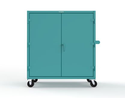 Extreme Duty 12 GA Mobile Rigging Cabinet with 7 Half-Width Drawers, 2 Shelves - 60 in. W x 24 in. D x 68 in. H - 55-242-7/5DB-CA-5021