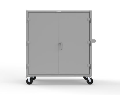 Extreme Duty 12 GA Mobile Rigging Cabinet with 7 Half-Width Drawers, 2 Shelves - 60 in. W x 24 in. D x 68 in. H - 55-242-7/5DB-CA-7037