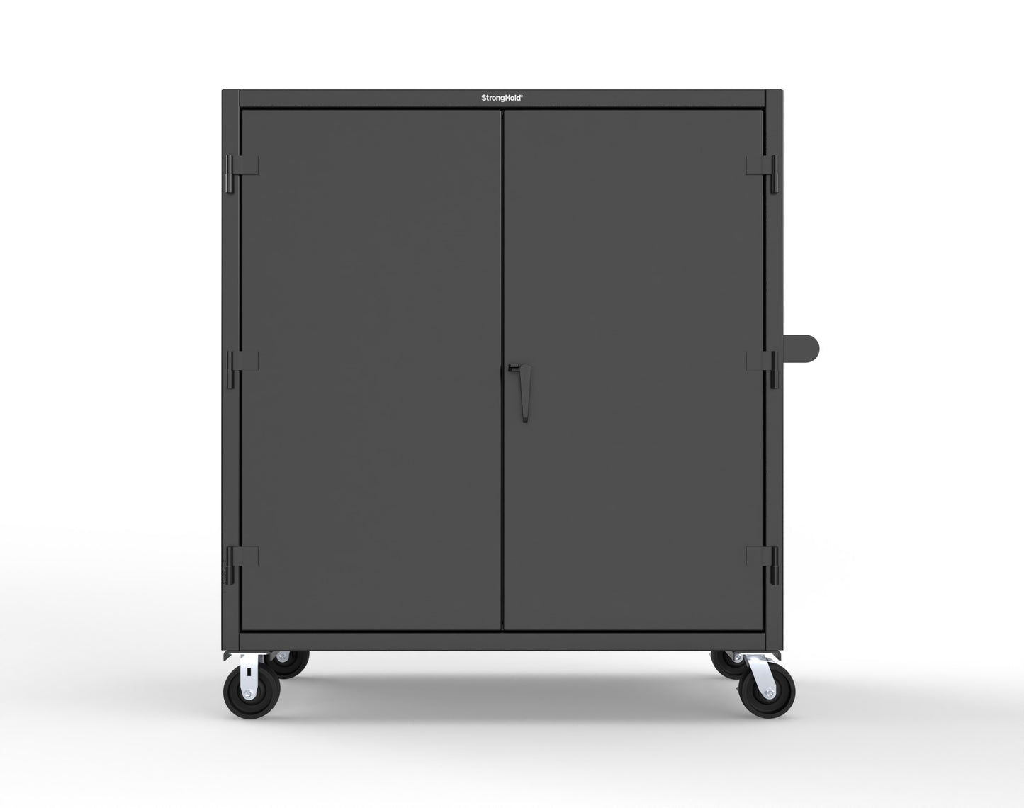 Extreme Duty 12 GA Mobile Rigging Cabinet with 7 Half-Width Drawers, 2 Shelves - 60 in. W x 24 in. D x 68 in. H - 55-242-7/5DB-CA-9005