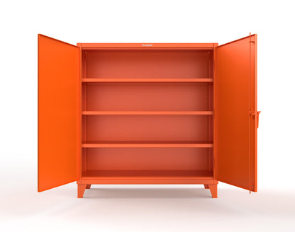Extreme Duty 12 GA Cabinet with 3 Shelves - 60 In. W x 24 In. D x 66 In. H - 55-243-2009