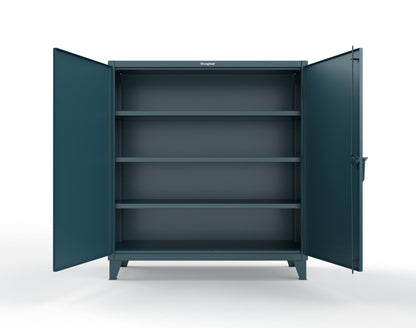 Extreme Duty 12 GA Cabinet with 3 Shelves - 60 In. W x 24 In. D x 66 In. H - 55-243-5001