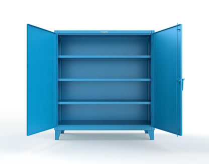 Extreme Duty 12 GA Cabinet with 3 Shelves - 60 In. W x 24 In. D x 66 In. H - 55-243-5012