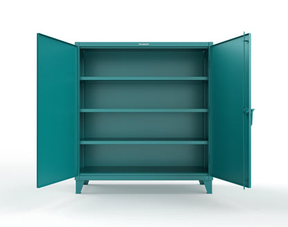 Extreme Duty 12 GA Cabinet with 3 Shelves - 60 In. W x 24 In. D x 66 In. H - 55-243-5021