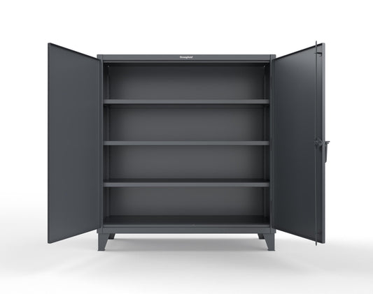 Extreme Duty 12 GA Cabinet with 3 Shelves - 60 In. W x 24 In. D x 66 In. H - 55-243-7024