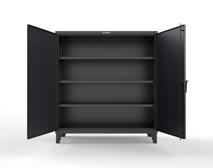 Extreme Duty 12 GA Cabinet with 3 Shelves - 60 In. W x 24 In. D x 66 In. H - 55-243-9005