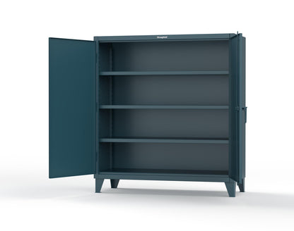 Extreme Duty 12 GA Cabinet with 3 Shelves - 60 In. W x 24 In. D x 66 In. H - 55-243-5001