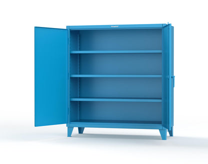 Extreme Duty 12 GA Cabinet with 3 Shelves - 60 In. W x 24 In. D x 66 In. H - 55-243-5012