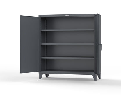 Extreme Duty 12 GA Cabinet with 3 Shelves - 60 In. W x 24 In. D x 66 In. H - 55-243-7024