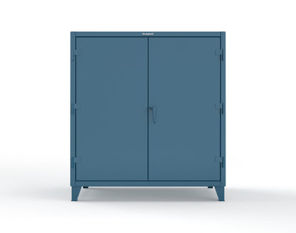 Extreme Duty 12 GA Cabinet with 3 Deep Shelves - 60 In. W x 30 In. D x 66 In. H - 55-303-5001