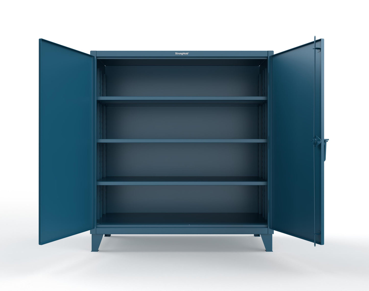 Extreme Duty 12 GA Cabinet with 3 Deep Shelves - 60 In. W x 30 In. D x 66 In. H - 55-303-5001