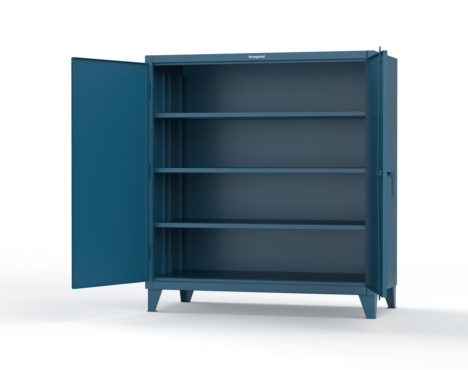 Extreme Duty 12 GA Cabinet with 3 Deep Shelves - 60 In. W x 30 In. D x 66 In. H - 55-303-5001
