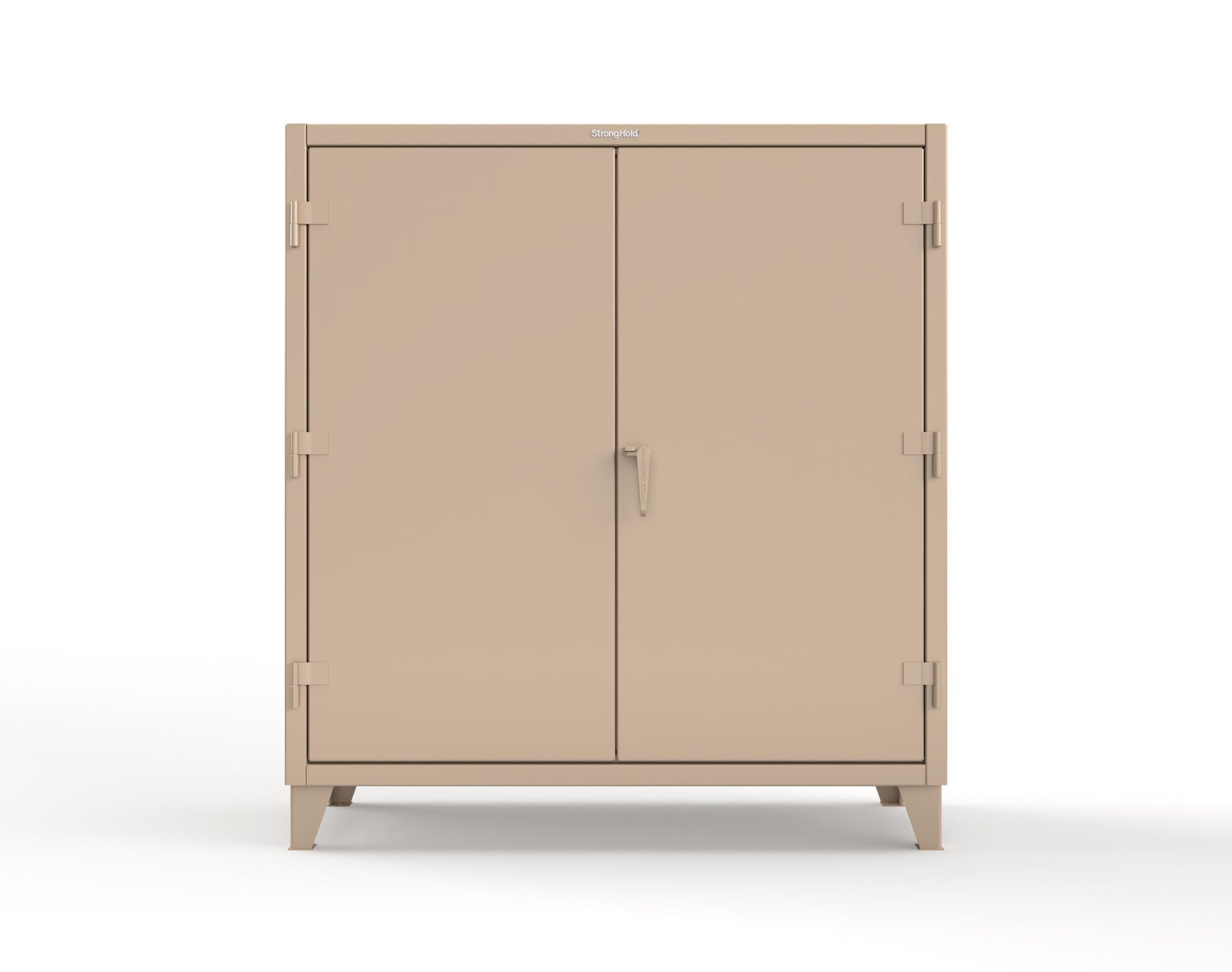 Extreme Duty 12 GA Janitorial Cabinet with 3 Shelves - 60 In. W x 24 In. D x 66 In. H - 55-BC-243-1019