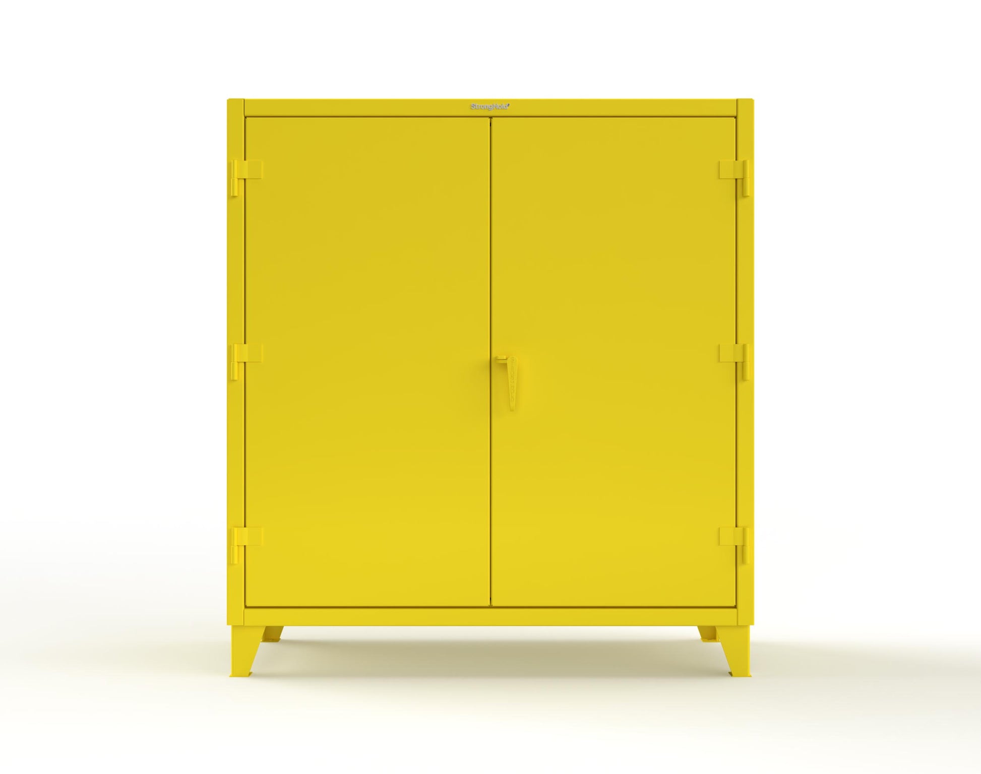 Extreme Duty 12 GA Janitorial Cabinet with 3 Shelves - 60 In. W x 24 In. D x 66 In. H - 55-BC-243-1021