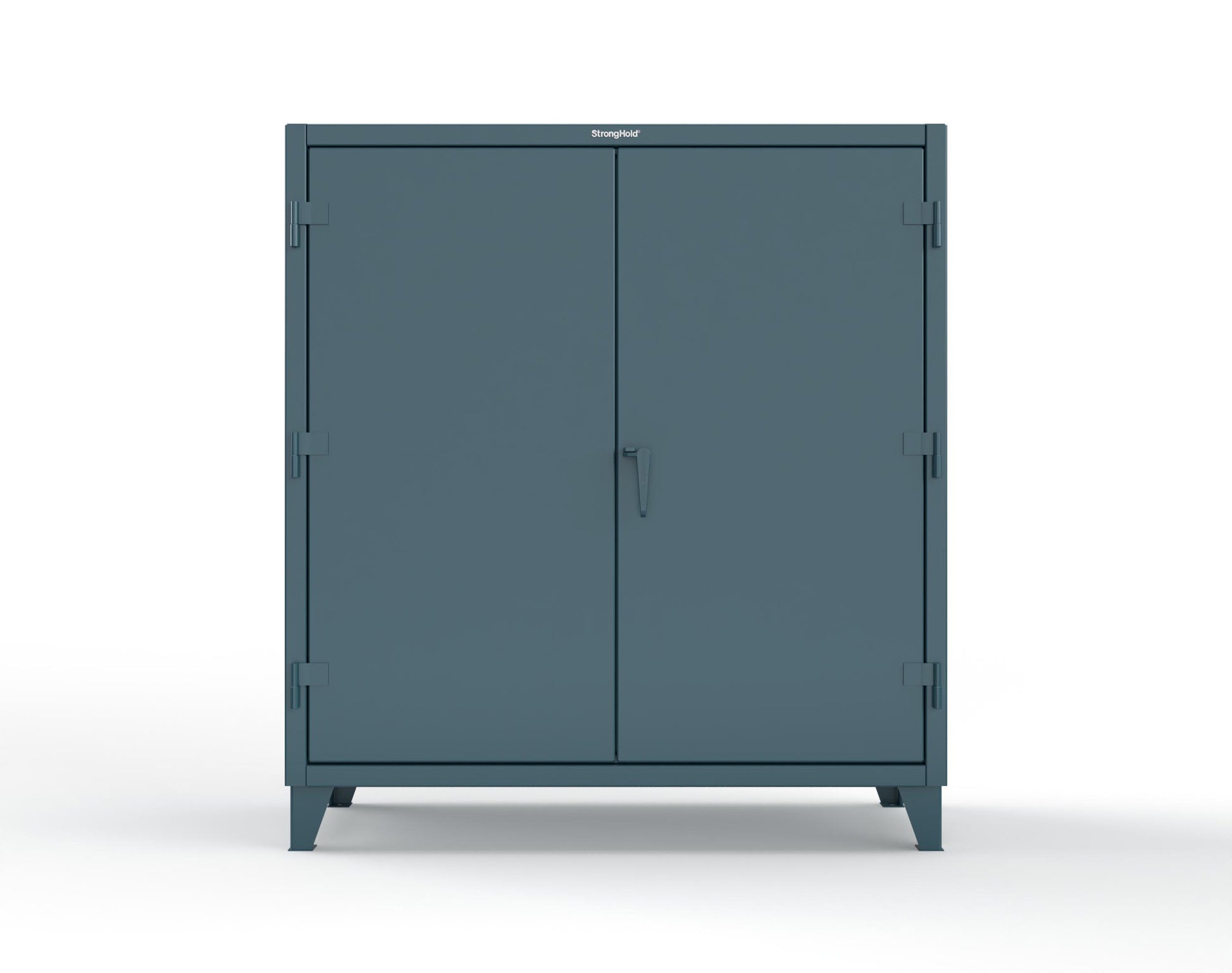 Extreme Duty 12 GA Janitorial Cabinet with 3 Shelves - 60 In. W x 24 In. D x 66 In. H - 55-BC-243-5001