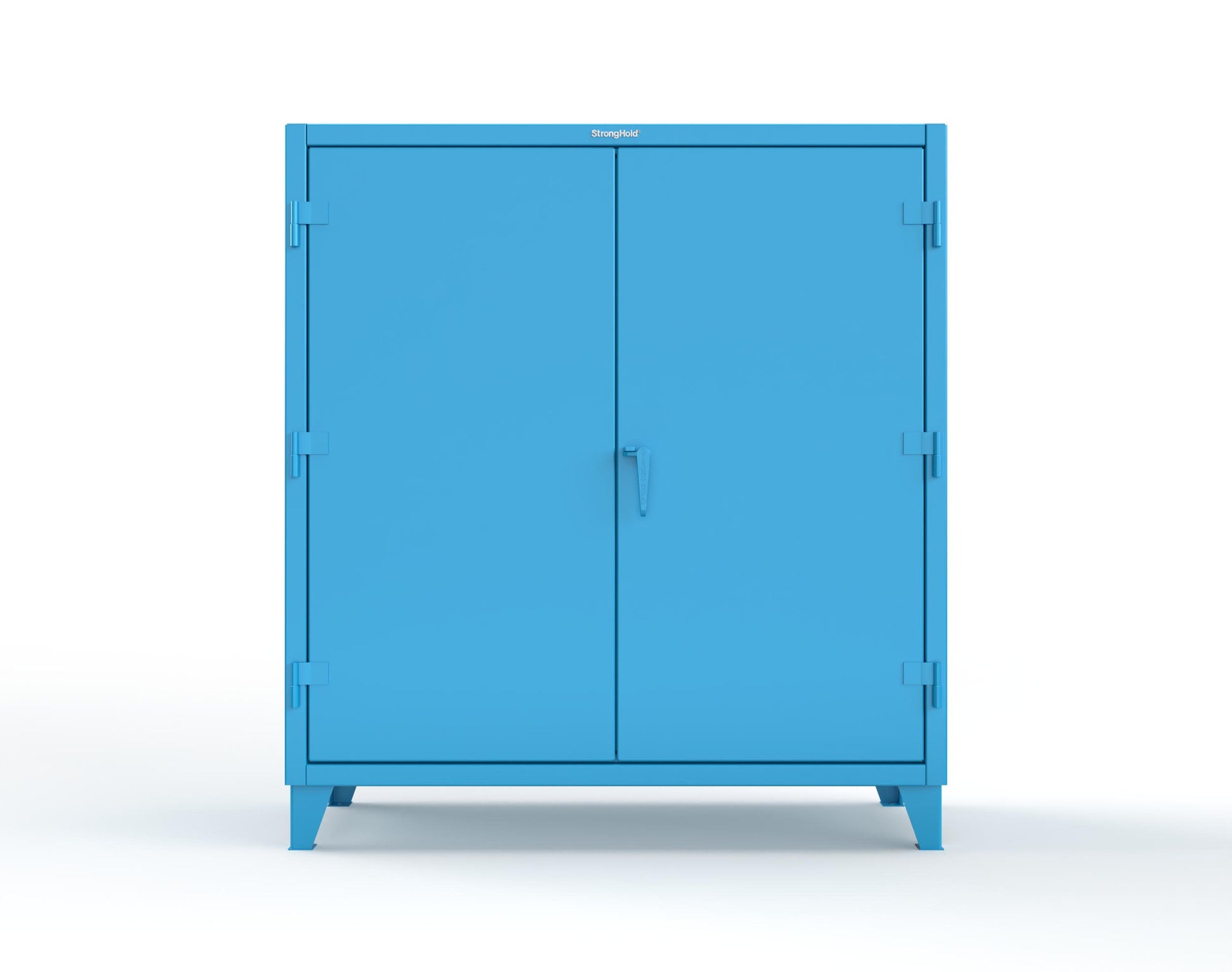 Extreme Duty 12 GA Janitorial Cabinet with 3 Shelves - 60 In. W x 24 In. D x 66 In. H - 55-BC-243-5012