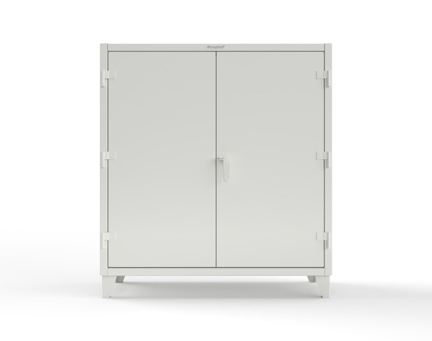 Extreme Duty 12 GA Janitorial Cabinet with 3 Shelves - 60 In. W x 24 In. D x 66 In. H - 55-BC-243-9003