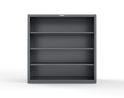 Extreme Duty 12 GA Closed Shelving Unit with 3 Shelves - 60 In. W x 24 In. D x 60 In. H - 55-CSU-243-7024