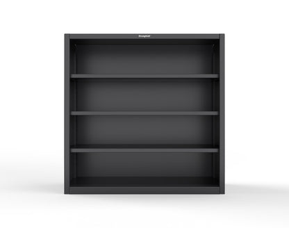 Extreme Duty 12 GA Closed Shelving Unit with 3 Shelves - 60 In. W x 24 In. D x 60 In. H - 55-CSU-243-9005