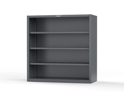 Extreme Duty 12 GA Closed Shelving Unit with 3 Shelves - 60 In. W x 24 In. D x 60 In. H - 55-CSU-243-7024