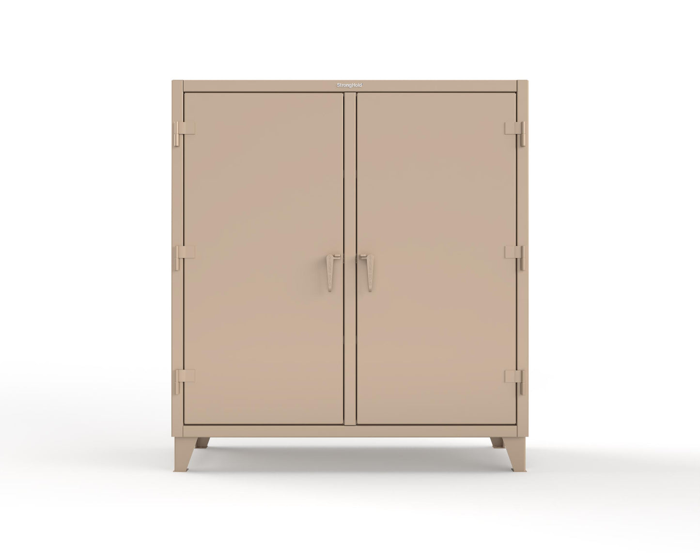 Extreme Duty 12 GA Double Shift Cabinet with 6 Shelves - 60 In. W x 24 In. D x 66 In. H - 55-DS-246-1019