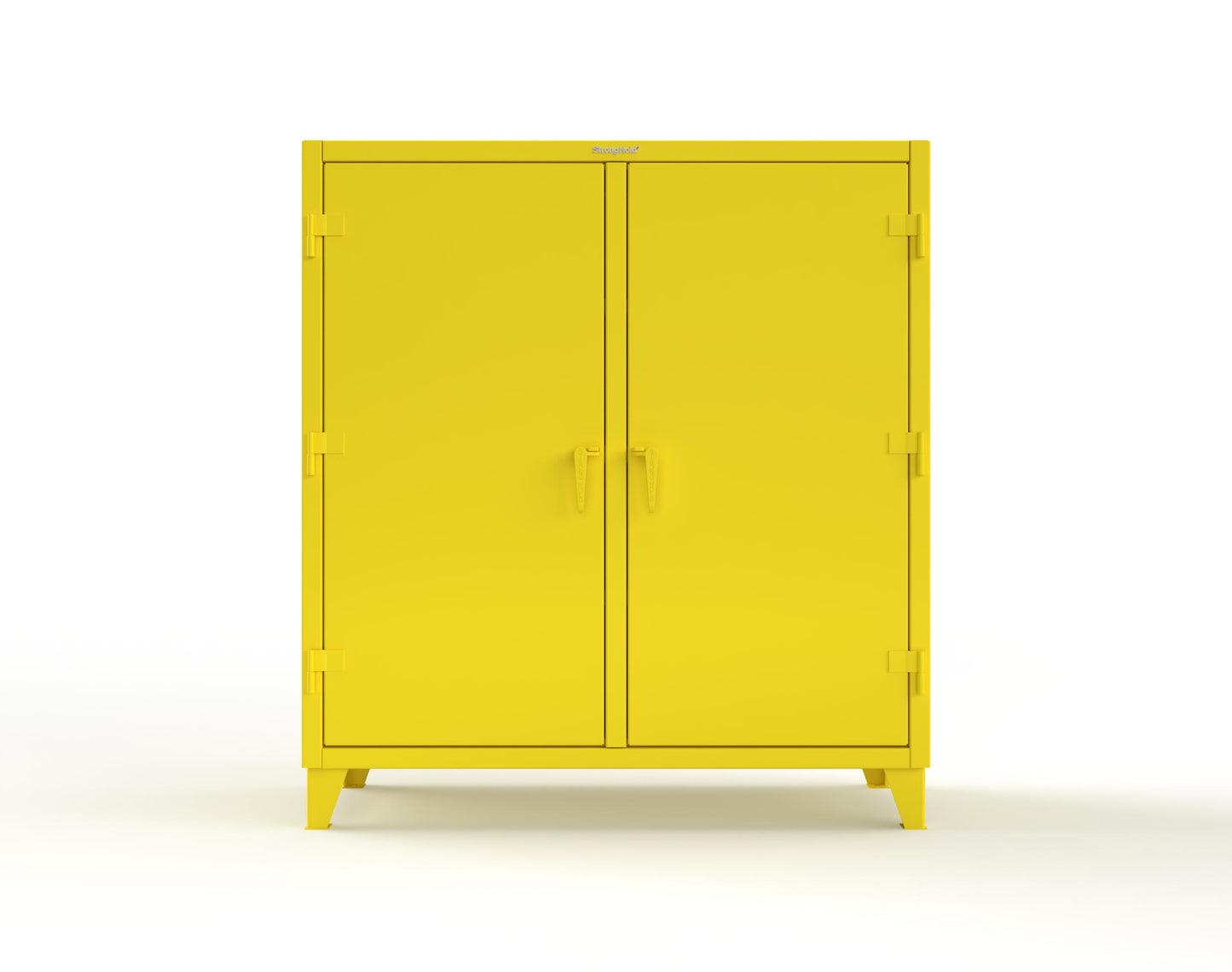 Extreme Duty 12 GA Double Shift Cabinet with 6 Shelves - 60 In. W x 24 In. D x 66 In. H - 55-DS-246-1021
