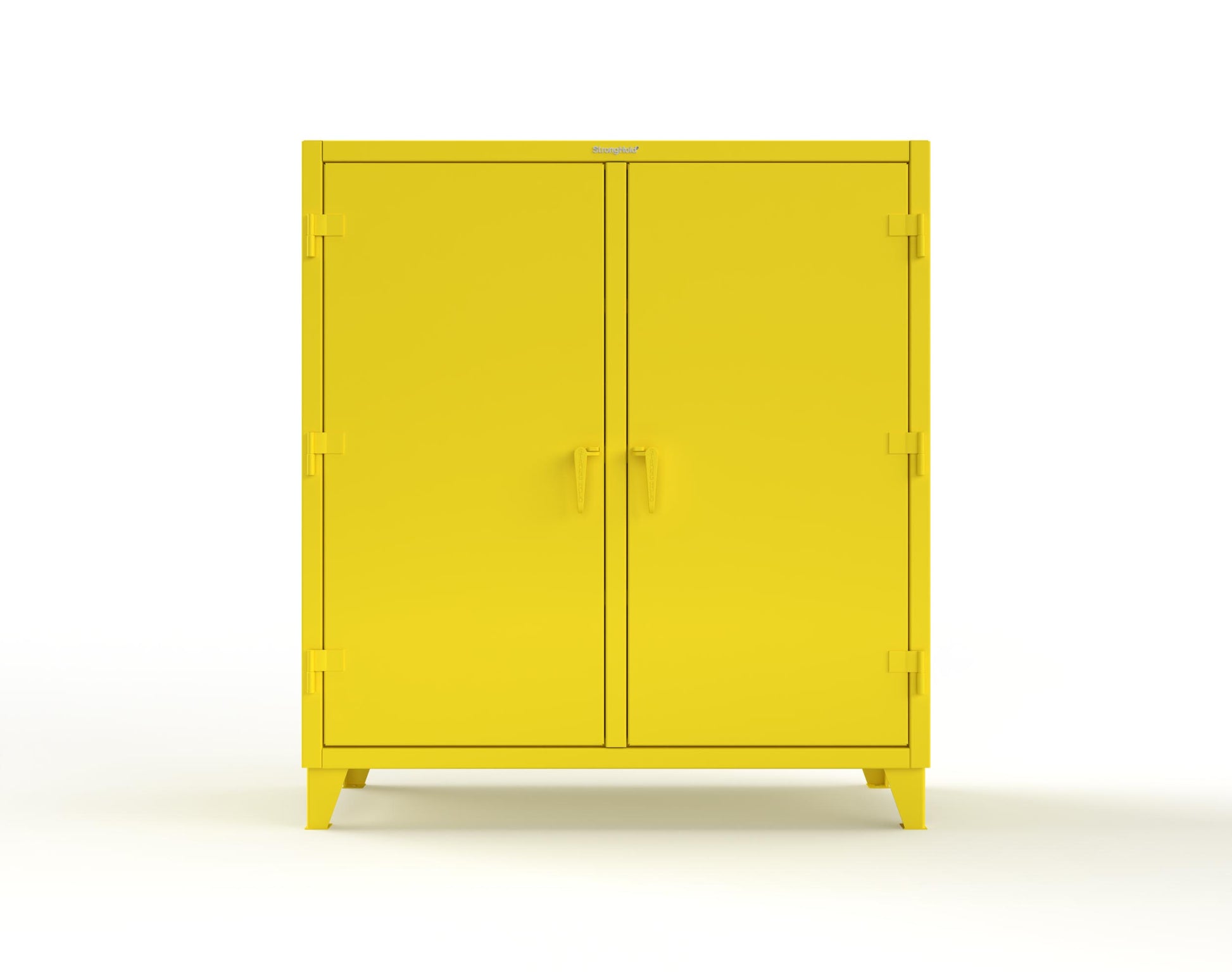 Extreme Duty 12 GA Double Shift Cabinet with 6 Shelves - 60 In. W x 24 In. D x 66 In. H - 55-DS-246-1021