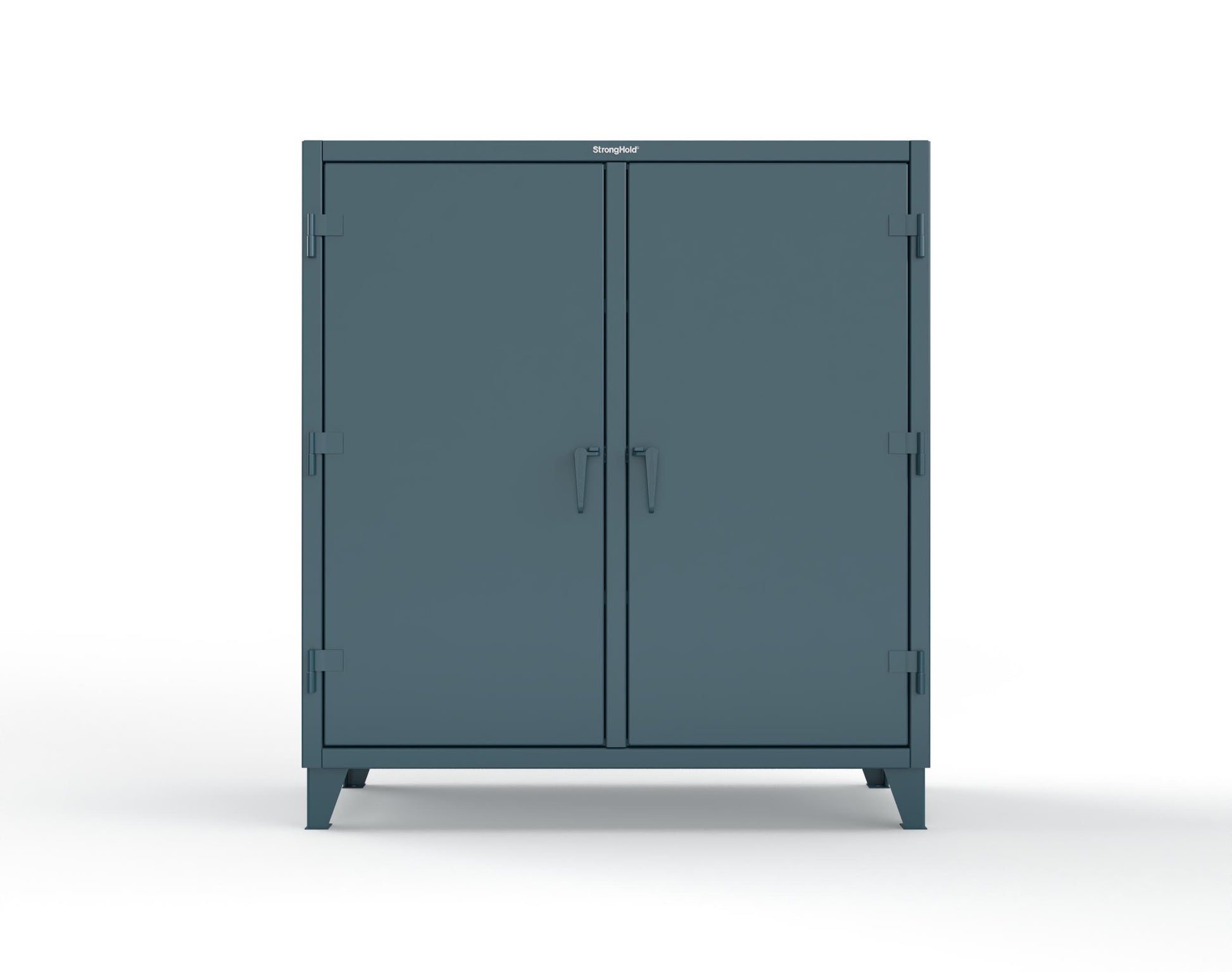 Extreme Duty 12 GA Double Shift Cabinet with 6 Shelves - 60 In. W x 24 In. D x 66 In. H - 55-DS-246-5001