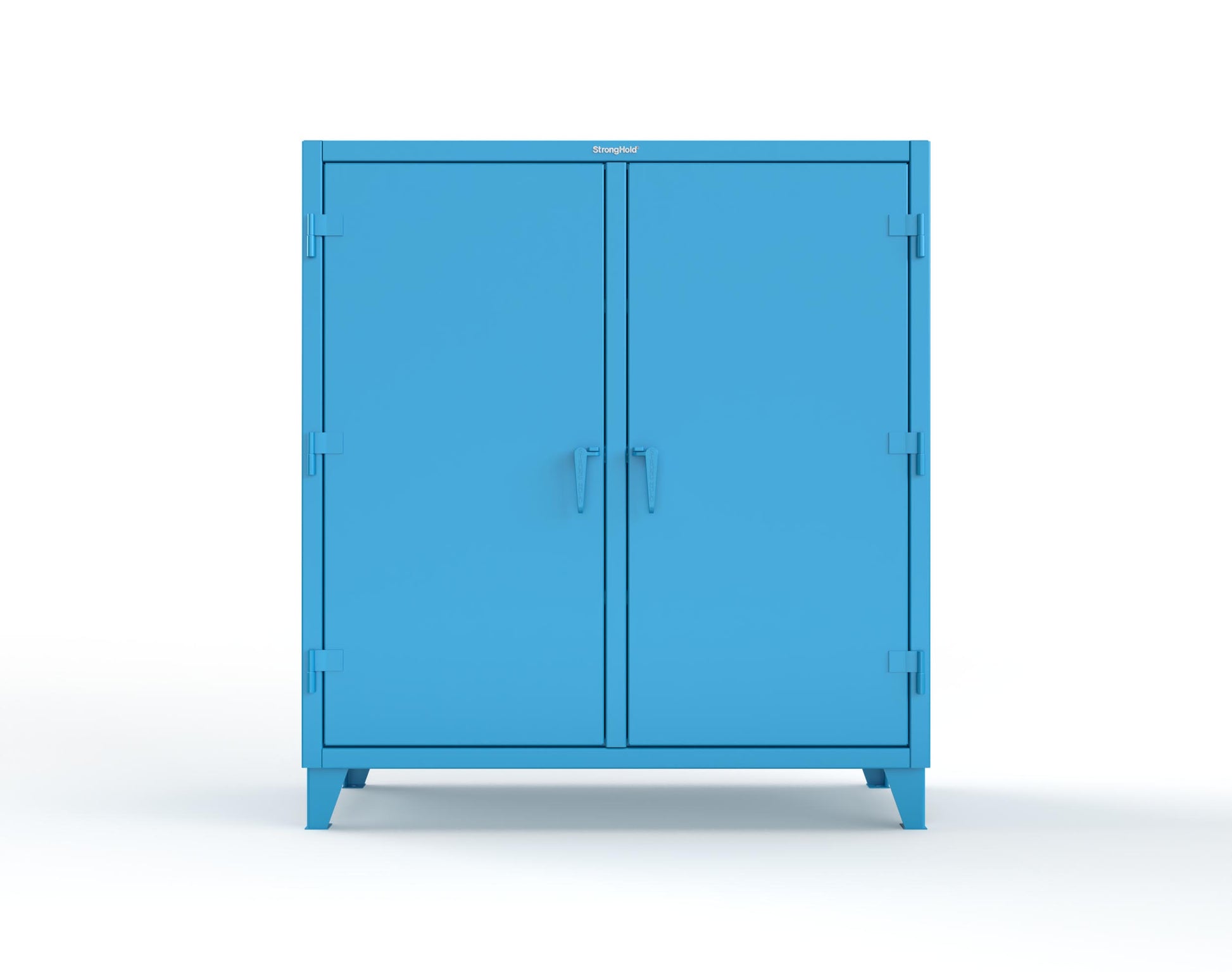 Extreme Duty 12 GA Double Shift Cabinet with 6 Shelves - 60 In. W x 24 In. D x 66 In. H - 55-DS-246-5012