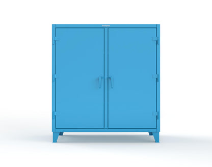 Extreme Duty 12 GA Double Shift Cabinet with 6 Shelves - 60 In. W x 24 In. D x 66 In. H - 55-DS-246-5012
