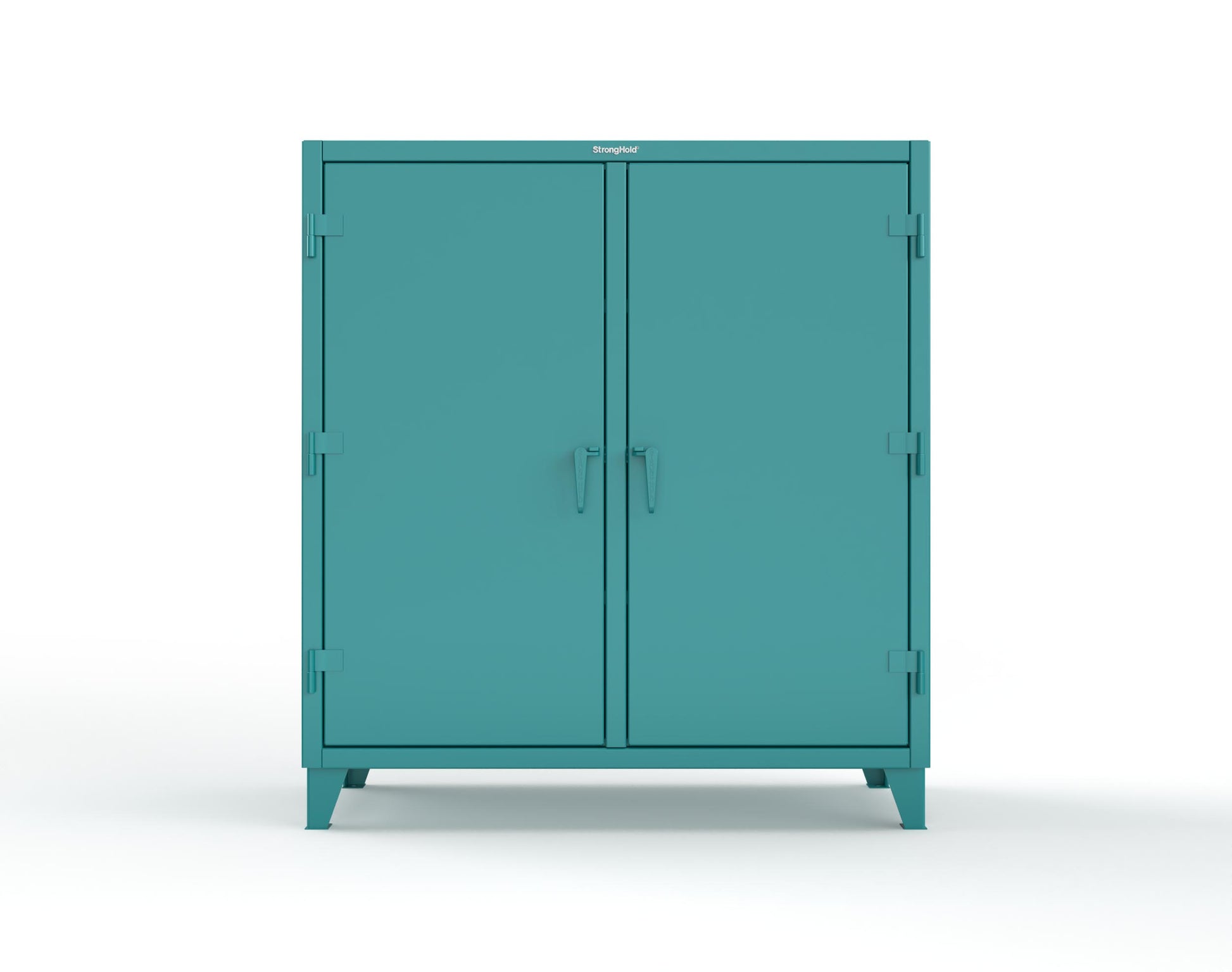 Extreme Duty 12 GA Double Shift Cabinet with 6 Shelves - 60 In. W x 24 In. D x 66 In. H - 55-DS-246-5021