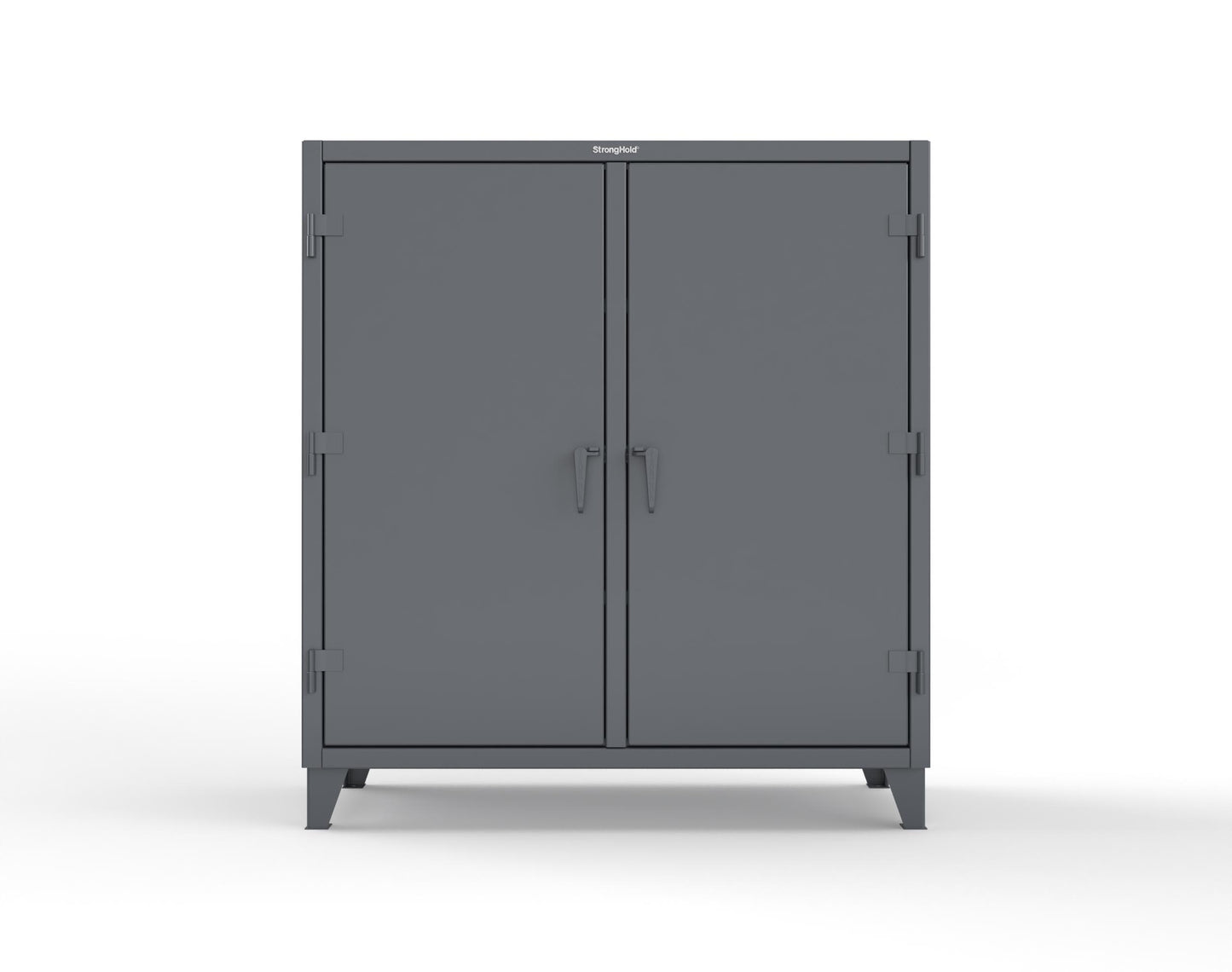 Extreme Duty 12 GA Double Shift Cabinet with 6 Shelves - 60 In. W x 24 In. D x 66 In. H - 55-DS-246-7024