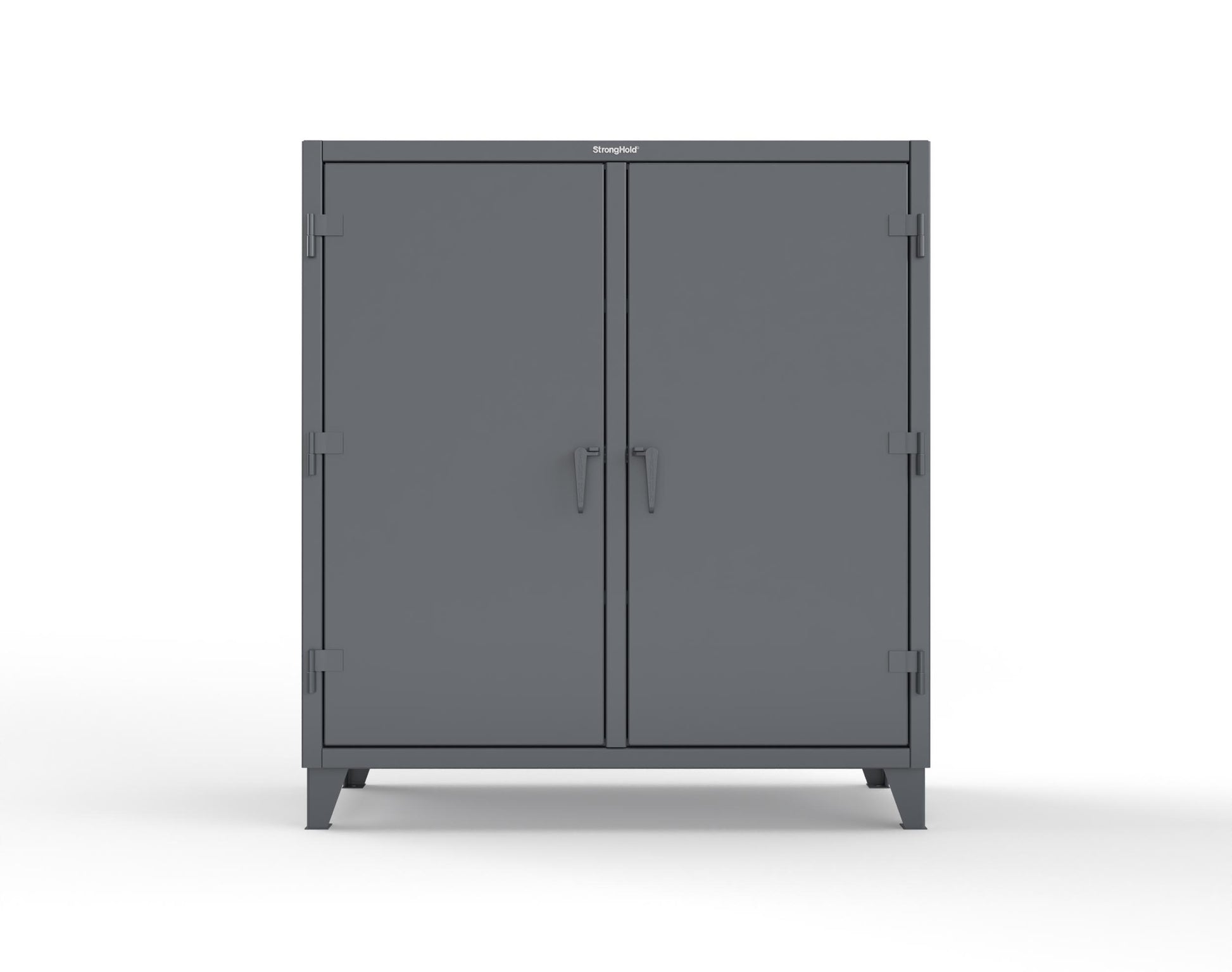 Extreme Duty 12 GA Double Shift Cabinet with 6 Shelves - 60 In. W x 24 In. D x 66 In. H - 55-DS-246-7024