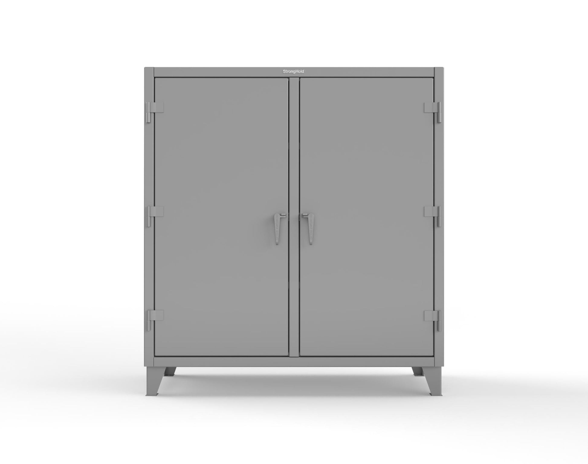 Extreme Duty 12 GA Double Shift Cabinet with 6 Shelves - 60 In. W x 24 In. D x 66 In. H - 55-DS-246-7037
