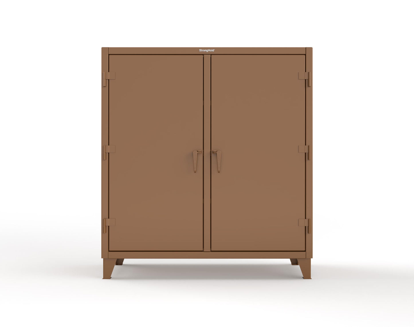 Extreme Duty 12 GA Double Shift Cabinet with 6 Shelves - 60 In. W x 24 In. D x 66 In. H - 55-DS-246-8008