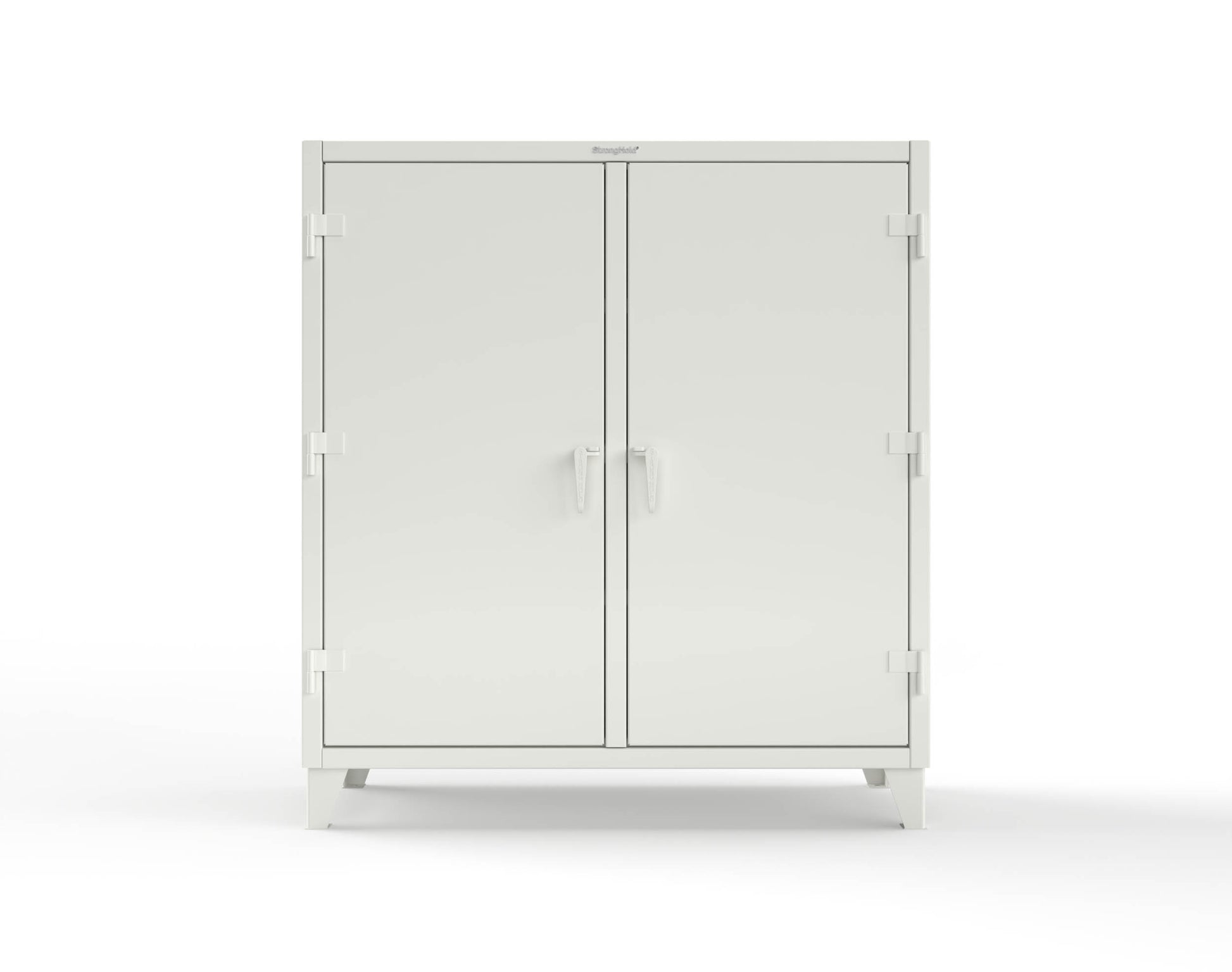 Extreme Duty 12 GA Double Shift Cabinet with 6 Shelves - 60 In. W x 24 In. D x 66 In. H - 55-DS-246-9003