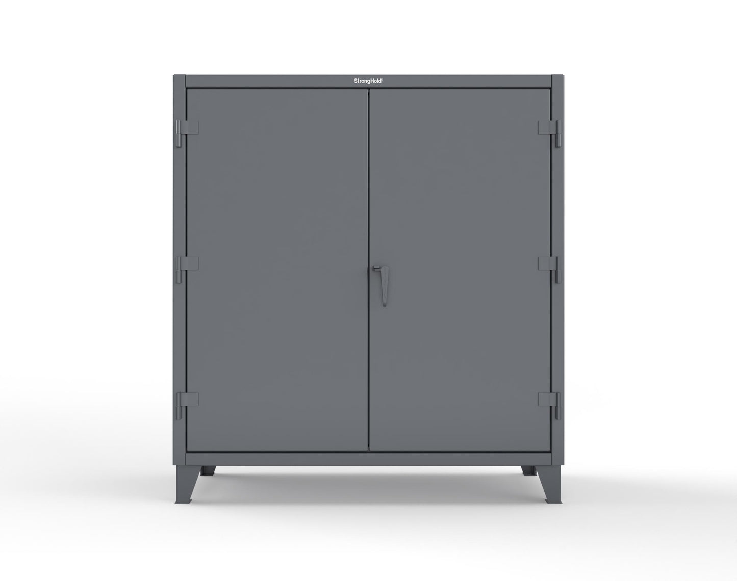 Extreme Duty 12 GA Uniform Cabinet with Hanger Rod, 1 Shelf - 60 In. W x 24 In. D x 66 In. H - 56-WR-241-7024