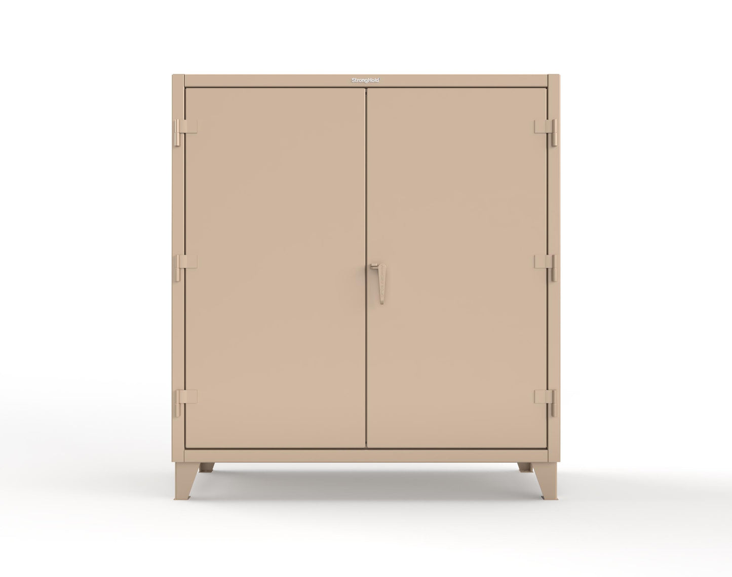 Extreme Duty 12 GA Uniform Cabinet with Hanger Rod, 1 Shelf - 60 In. W x 24 In. D x 66 In. H - 56-WR-241-1019