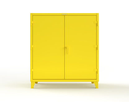 Extreme Duty 12 GA Uniform Cabinet with Hanger Rod, 1 Shelf - 60 In. W x 24 In. D x 66 In. H - 56-WR-241-1021
