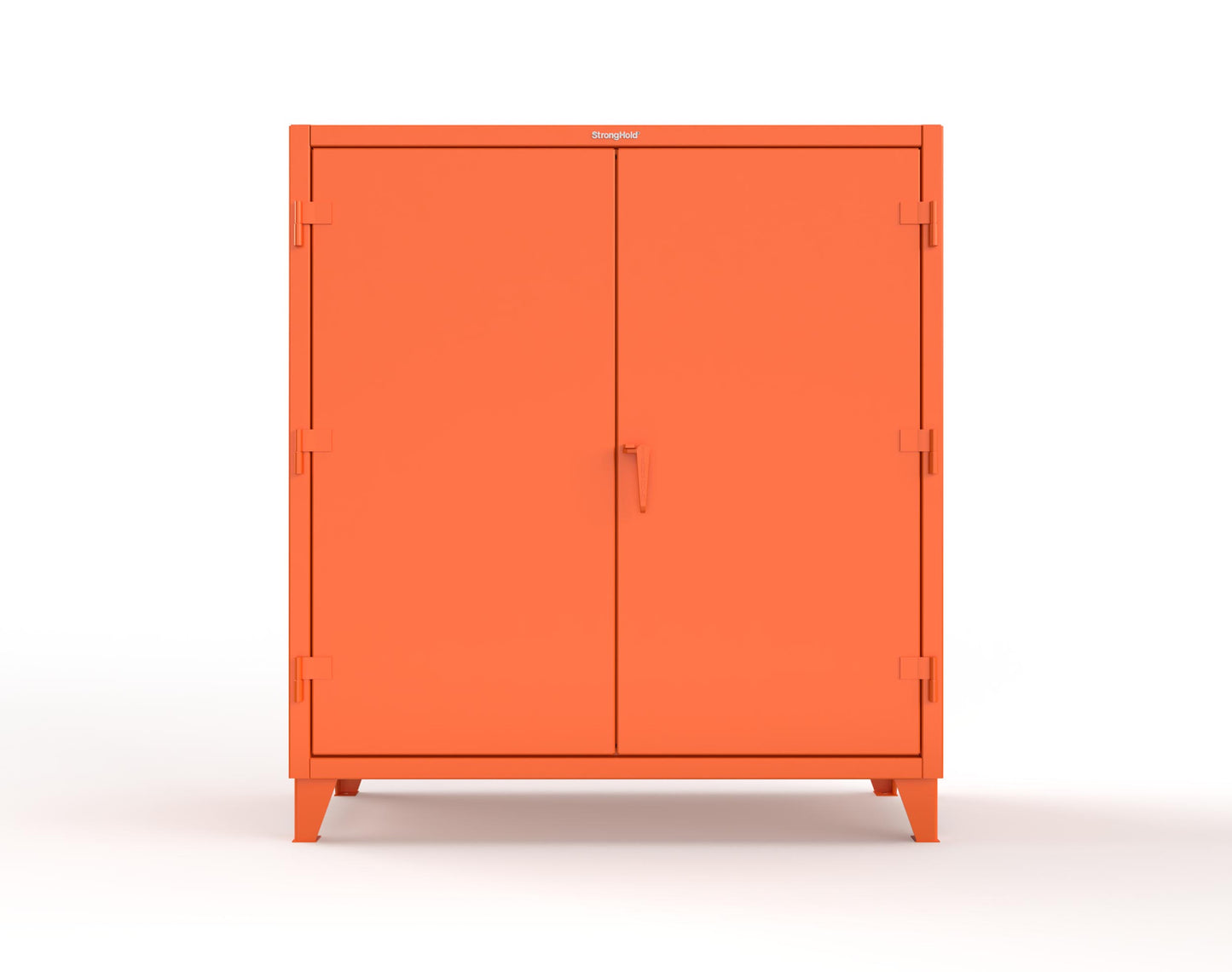 Extreme Duty 12 GA Uniform Cabinet with Hanger Rod, 1 Shelf - 60 In. W x 24 In. D x 66 In. H - 56-WR-241-2009