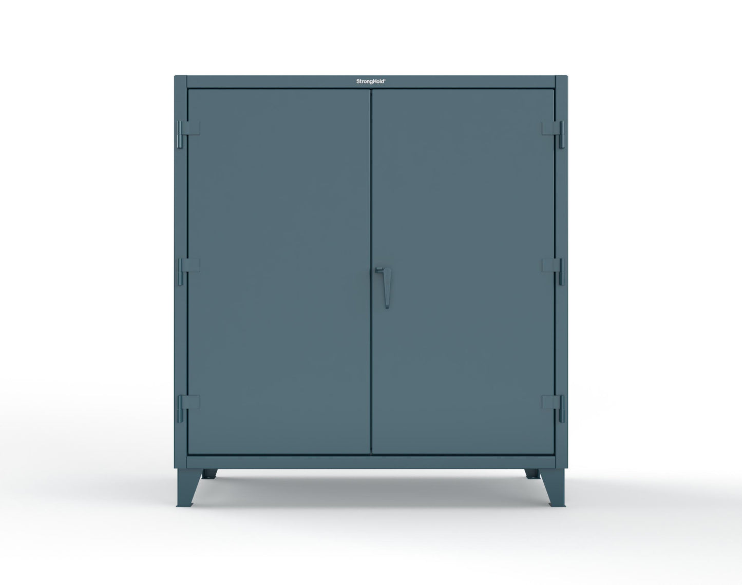 Extreme Duty 12 GA Uniform Cabinet with Hanger Rod, 1 Shelf - 60 In. W x 24 In. D x 66 In. H - 56-WR-241-5001