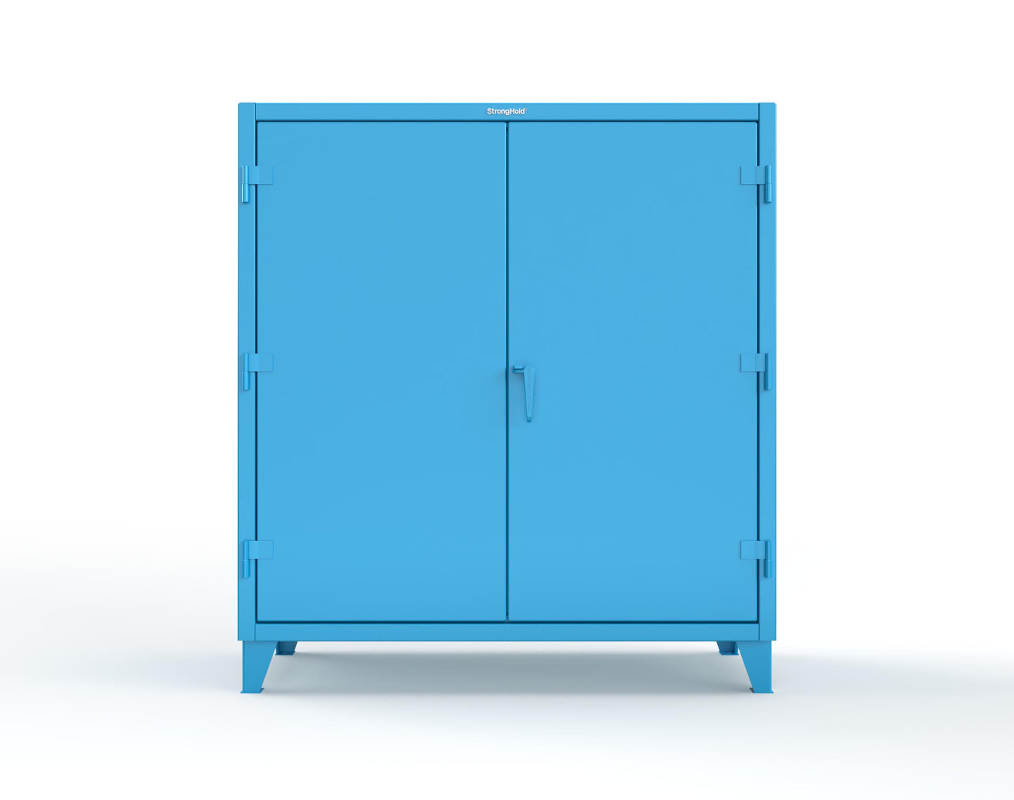 Extreme Duty 12 GA Uniform Cabinet with Hanger Rod, 1 Shelf - 60 In. W x 24 In. D x 66 In. H - 56-WR-241-5012
