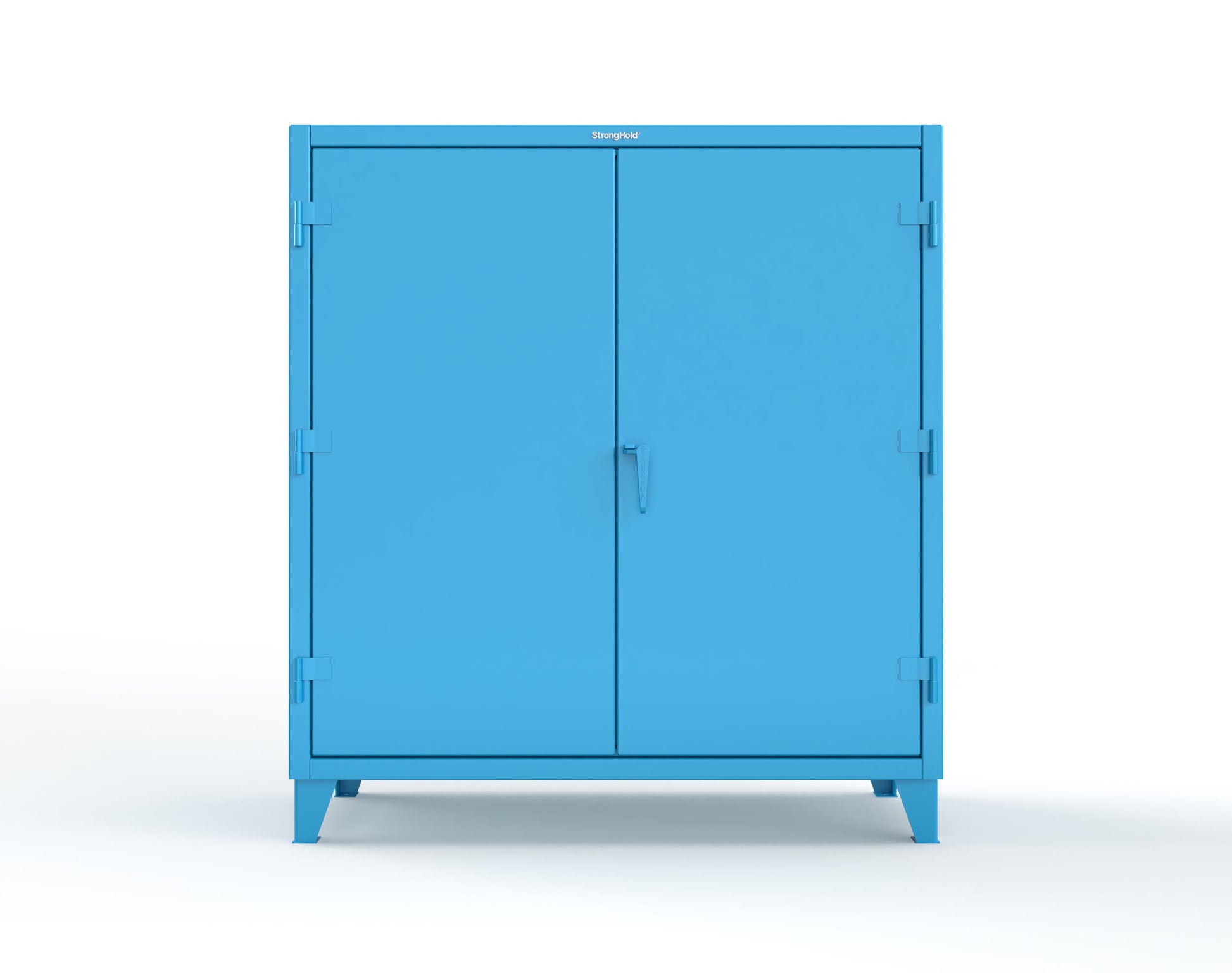 Extreme Duty 12 GA Uniform Cabinet with Hanger Rod, 1 Shelf - 60 In. W x 24 In. D x 66 In. H - 56-WR-241-5012
