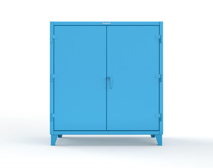 Extreme Duty 12 GA Uniform Cabinet with Hanger Rod, 1 Shelf - 60 In. W x 24 In. D x 66 In. H - 56-WR-241-5012