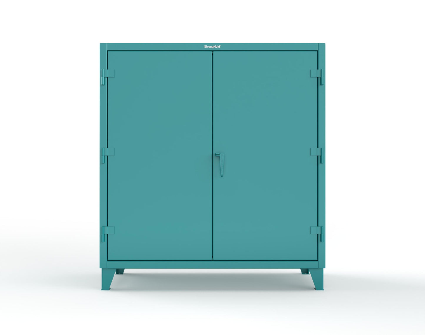 Extreme Duty 12 GA Uniform Cabinet with Hanger Rod, 1 Shelf - 60 In. W x 24 In. D x 66 In. H - 56-WR-241-5021