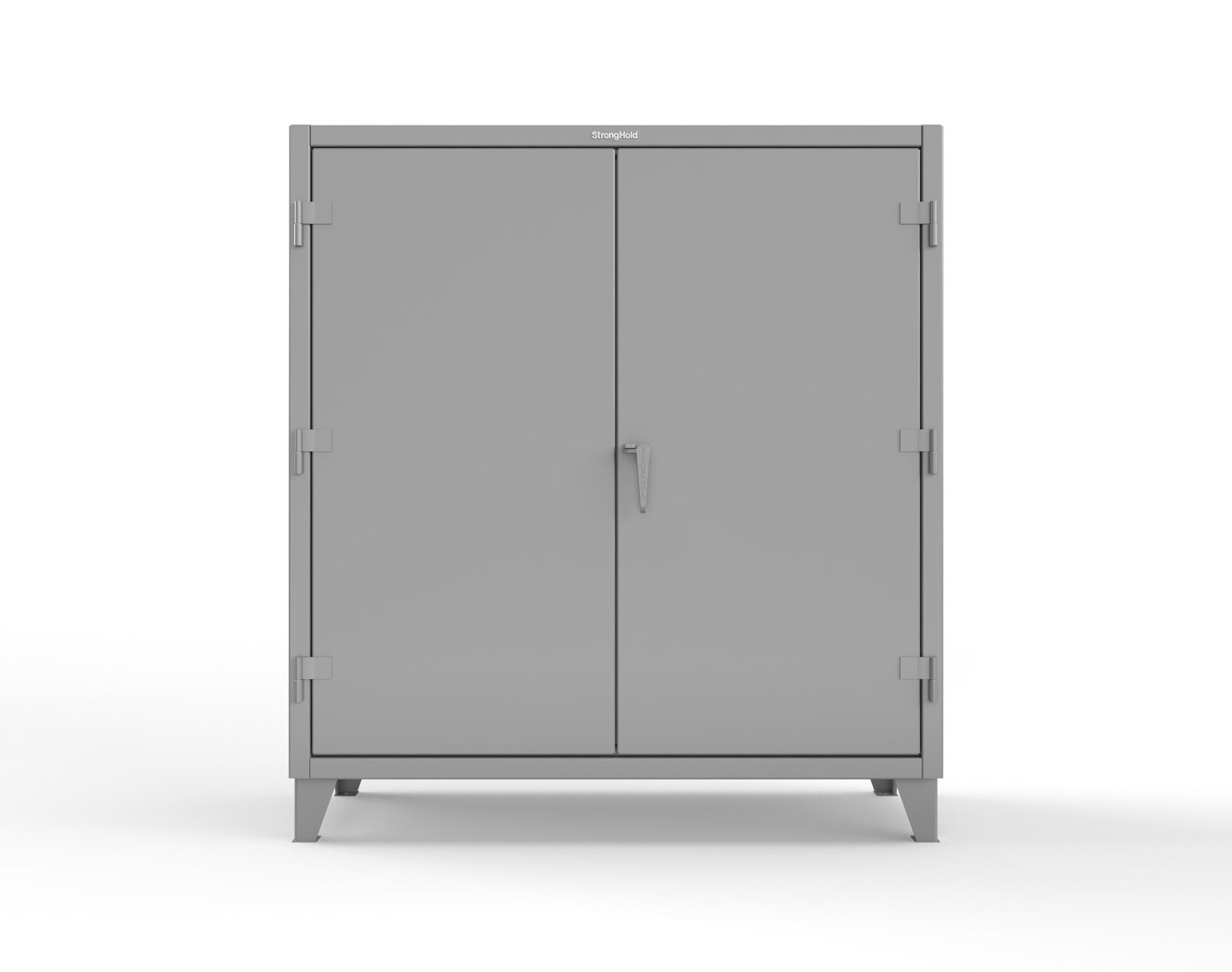 Extreme Duty 12 GA Uniform Cabinet with Hanger Rod, 1 Shelf - 60 In. W x 24 In. D x 66 In. H - 56-WR-241-7037