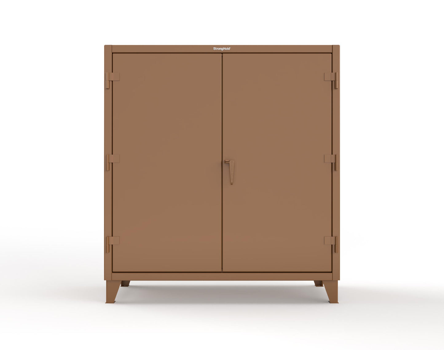 Extreme Duty 12 GA Uniform Cabinet with Hanger Rod, 1 Shelf - 60 In. W x 24 In. D x 66 In. H - 56-WR-241-8008