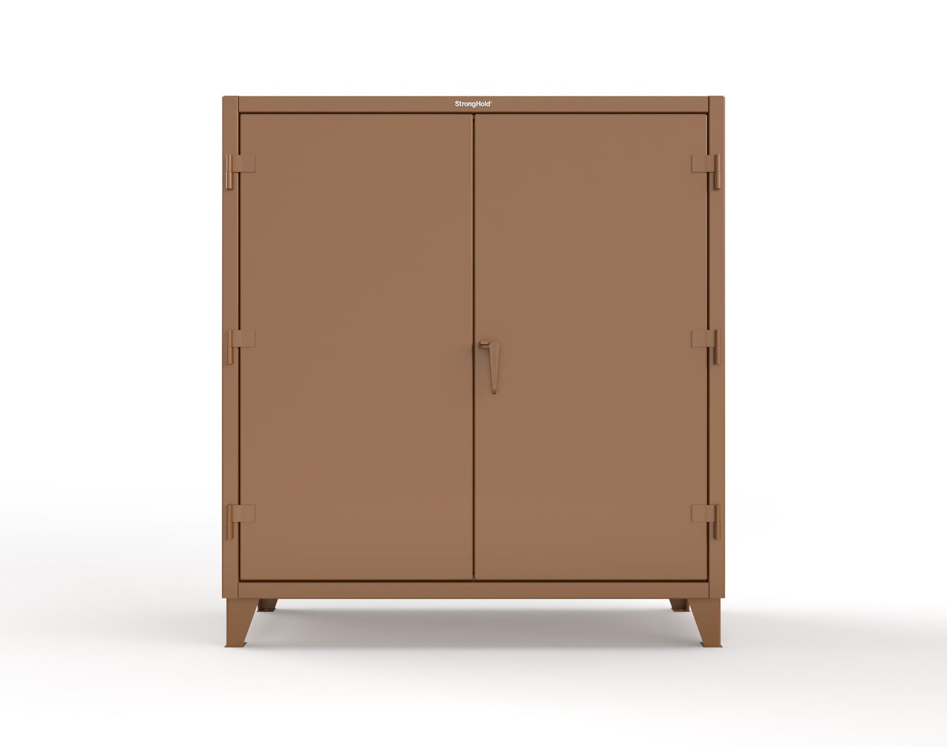 Extreme Duty 12 GA Uniform Cabinet with Hanger Rod, 1 Shelf - 60 In. W x 24 In. D x 66 In. H - 56-WR-241-8008